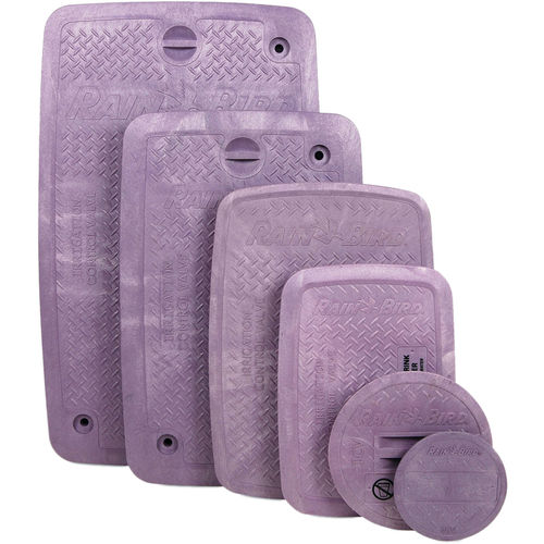 Rain Bird Purple Non-Potable Lid for Standard Valve Box, Lid Only