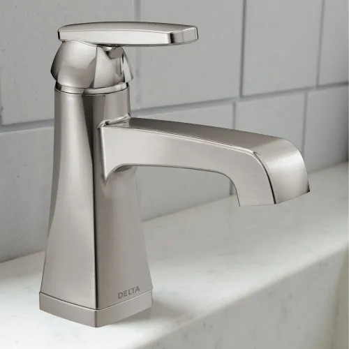 Delta Ashlyn Single-Handle Bathroom Faucet with Metal Push Pop-Up