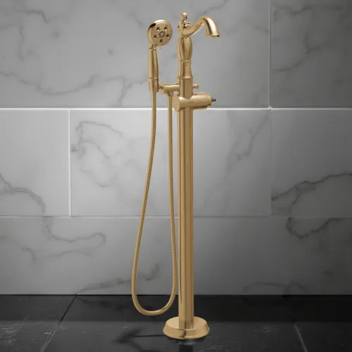 Delta Cassidy Single-Handle Freestanding Tub Filler Trim w/ 1.75