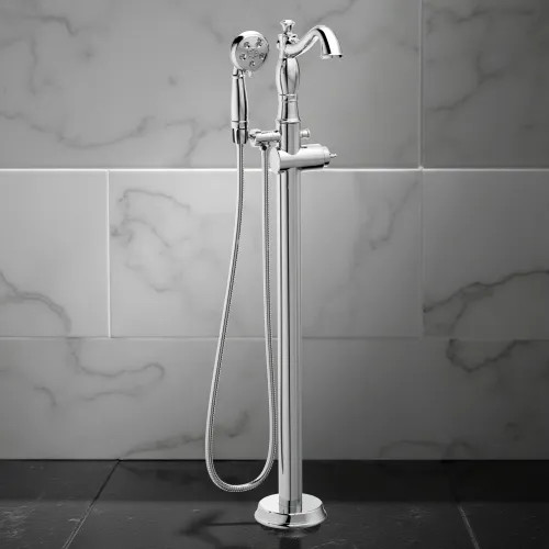 Delta Cassidy Single-Handle Freestanding Tub Filler Trim w/ 1.75