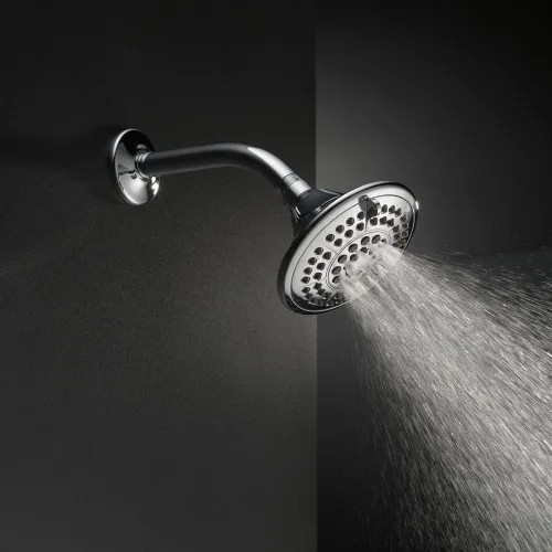 Delta Universal Showering 5-Setting Raincan Shower Head with Touch