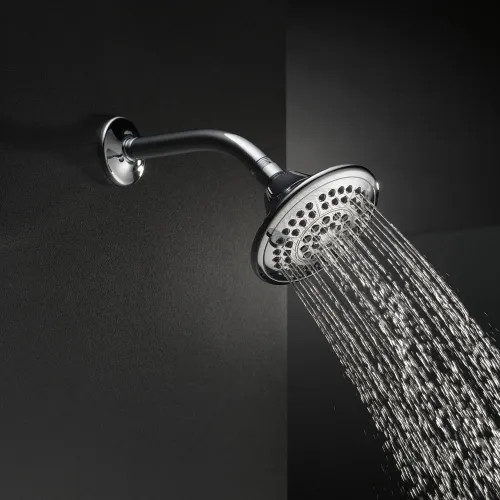Delta Universal Showering 5-Setting Raincan Shower Head with Touch