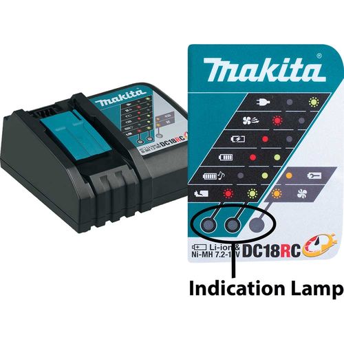 View 4 of Makita DC18RC Makita LXT Rapid Optimum Charger for 18V and 14.4V Lithium-Ion Batteries - DC18RC