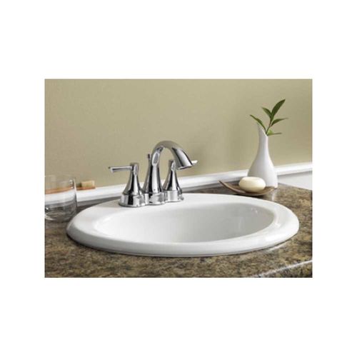 Gerber Maxwell Oval Self-Rimming Bathroom Sink, 21in x 17-7/8in, 3