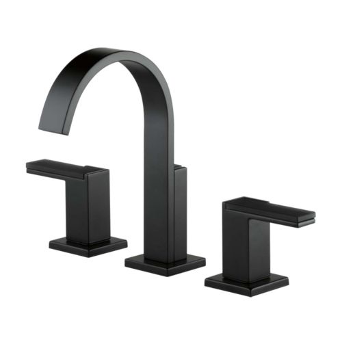Brizo Siderna Widespread Bathroom Faucet with Metal Pop-Up, 1.2