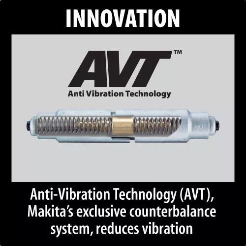 View 5 of Makita HM1214CX Makita 27 lb. SDS-MAX AVT Demolition Hammer and 1