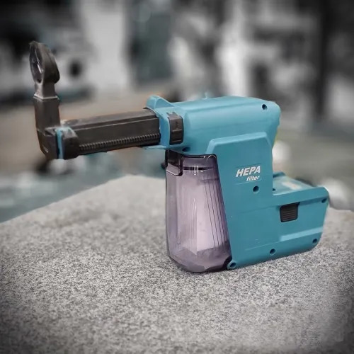 Makita Dust Extractor Attachment with HEPA Filter for SDS-PLUS