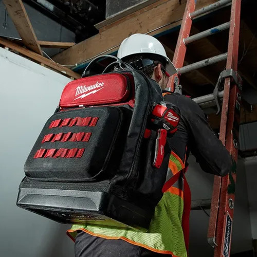 Milwaukee Ultimate Jobsite Backpack with Hard-Molded Base, 48