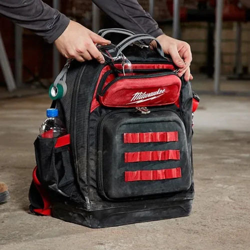 Milwaukee Ultimate Jobsite Backpack with Hard-Molded Base, 48
