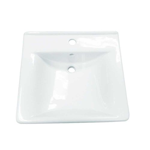 Design House 25-Inch Cultured Marble Vanity Top – Ivory Swirl, Integrated Oval Sink & 4-Inch Backsplash, Pre-Drilled For 4" Centerset Faucet