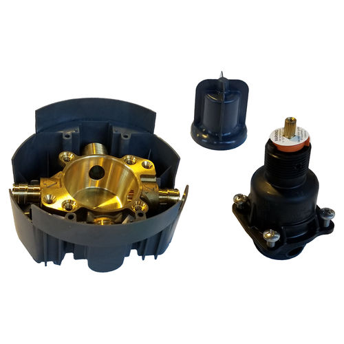 KOHLER Rite-Temp Pressure-Balancing Shower Valve Body & Cartridge Kit – PEX Expansion Connections – Easy Install, Anti-Scald Protection