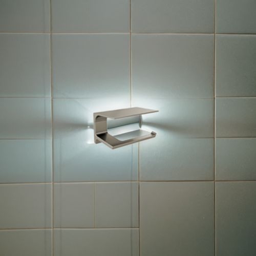 Delta 79956SS Pivotal Tissue Holder with Shelf Stainless Steel