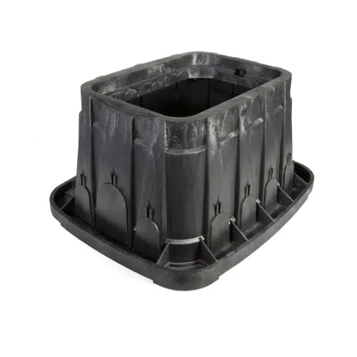 Rain Bird Standard Rectangular Valve Box with Green Lid - VB-STD