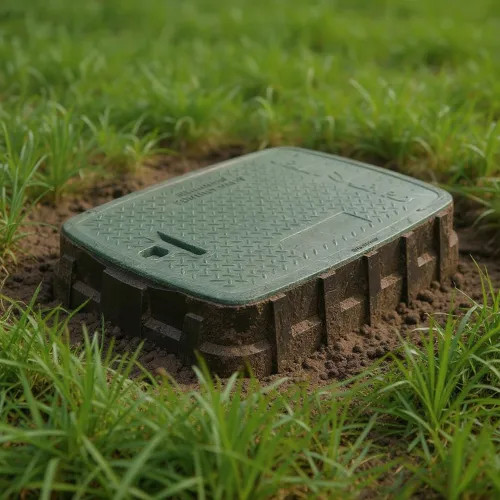 Rain Bird Jumbo Valve Box w/ Green Lid - VBJMB (A11430)