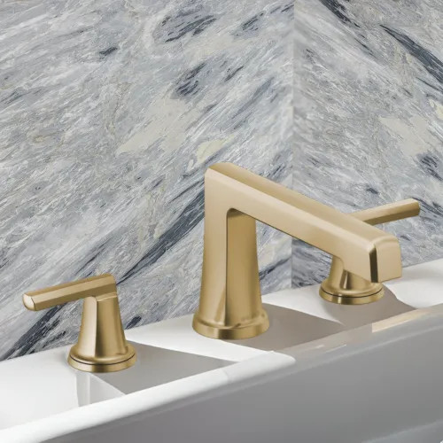 Brizo Levoir Two-Handle Deck-Mount Roman Tub Faucet Trim with