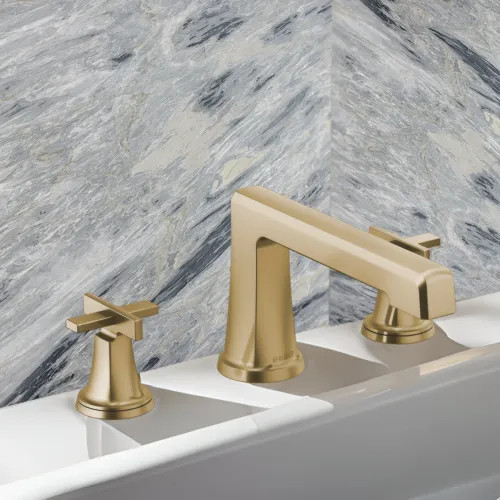 Brizo Levoir Two-Handle Deck-Mount Roman Tub Faucet Trim with