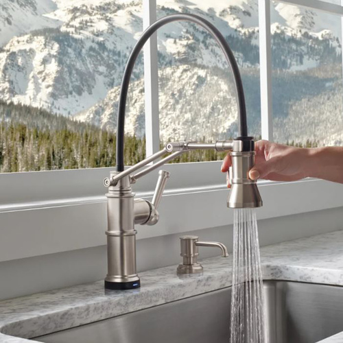 Brizo Artesso Single-Handle Articulating Kitchen Faucet w/ 2