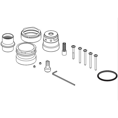 Brizo Levoir 17T Shower Valve Extension Kit, Polished Nickel
