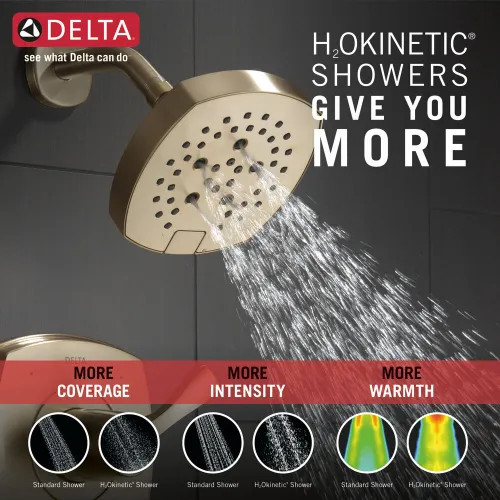 Delta Universal H2Okinetic 5-Setting Shower Head w/ Push-Button