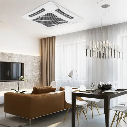 View 5 of   GREE U-Match 208-230V Ceiling Cassette Indoor Heat Pump - UMAT42HP230V1AC