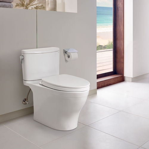 TOTO Nexus Two-Piece Elongated Toilet with Seat, WASHLET+ ready