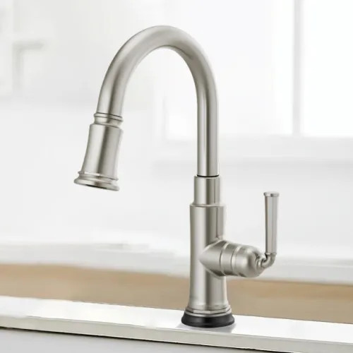 Brizo Rook Single-Handle Pull-down Kitchen Faucet, SmartTouch