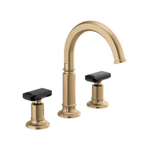 Brizo Invari Two-Handle Widespread Bathroom Faucet with Arc Spout
