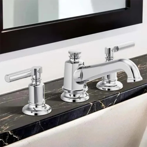 Brizo Invari Two-Handle Widespread Polished Chrome Bathroom Faucet