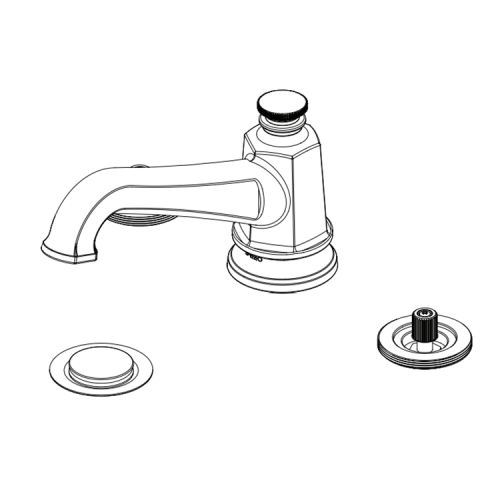 Brizo Invari Two-Handle Widespread Polished Chrome Bathroom Faucet