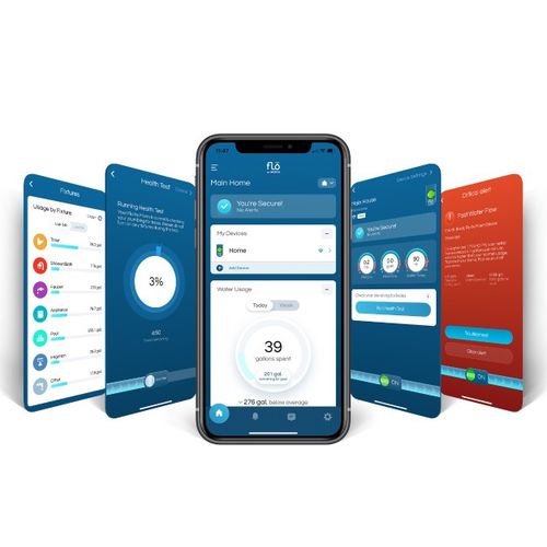 View 3 of Moen 900-006 Moen Flo by Moen 1in Smart Water Shut Off Valve and Leak Detector - 900-006