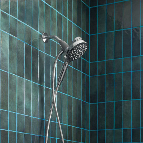 View 8 of Moen IN208H2 Moen Aromatherapy 2-in-1 Shower with INLY Shower Capsules, 6-Function Hand Shower, 1-Function Rainshower, Magnetix Docking System, 1.75 GPM, Chrome - IN208H2