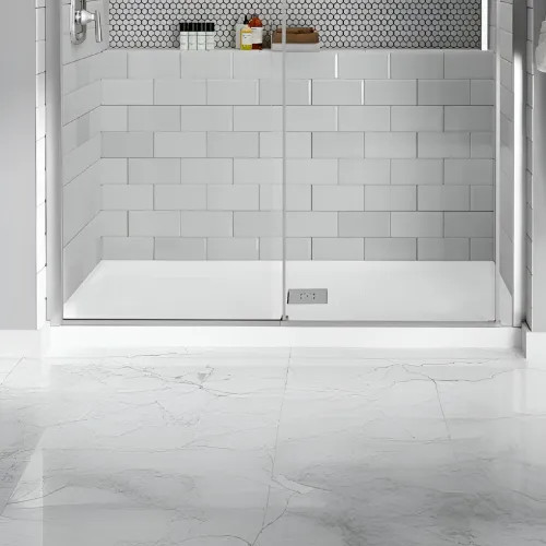 American Standard Studio 64in x 34in Single Threshold ADA Shower