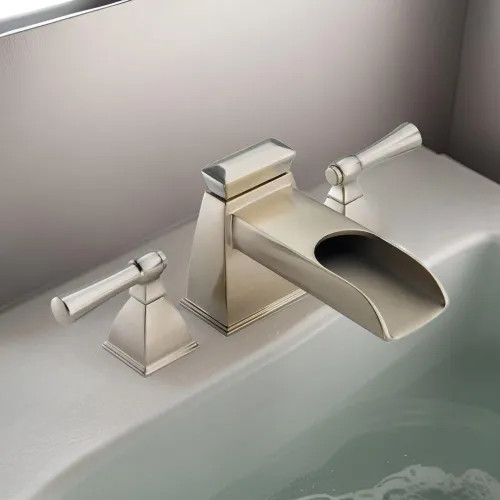 Brizo Vesi Two-Handle Deck-Mount Roman Tub Faucet Trim, Lever