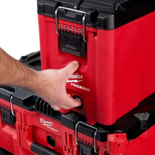 View 5 of Milwaukee 48-22-8422 Milwaukee PACKOUT Compact Tool Box with IP65 Rated Protection and 75lbs Weight Capacity - 48-22-8422 