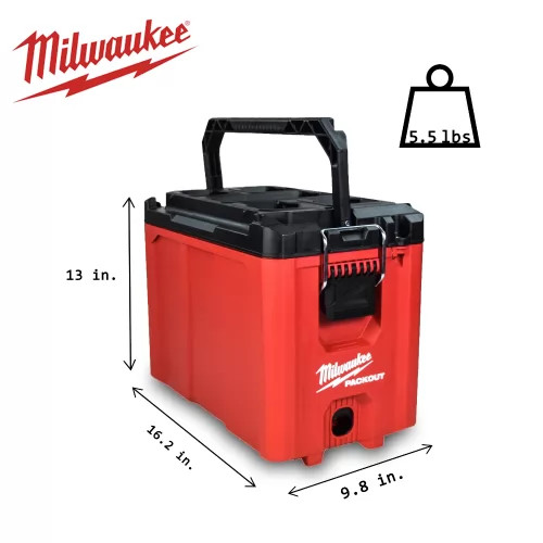 View 7 of Milwaukee 48-22-8422 Milwaukee PACKOUT Compact Tool Box with IP65 Rated Protection and 75lbs Weight Capacity - 48-22-8422 