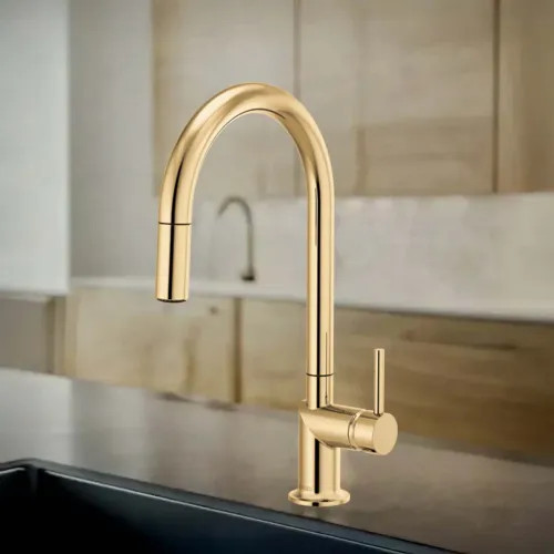Brizo Odin Pull-Down Kitchen Faucet With Swivel Spout, DIAMOND