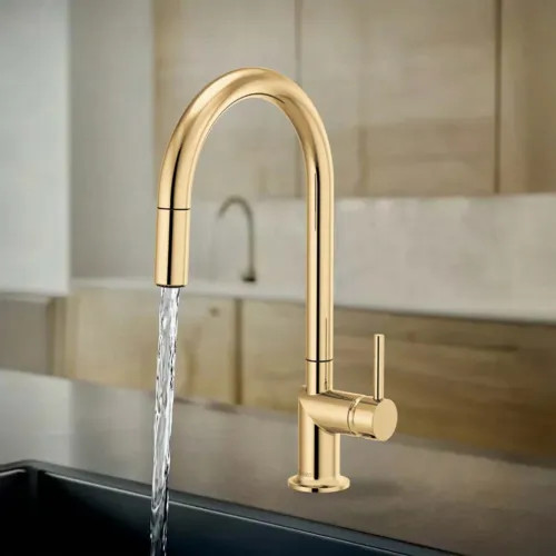 Brizo Odin Pull-Down Kitchen Faucet With Swivel Spout, DIAMOND