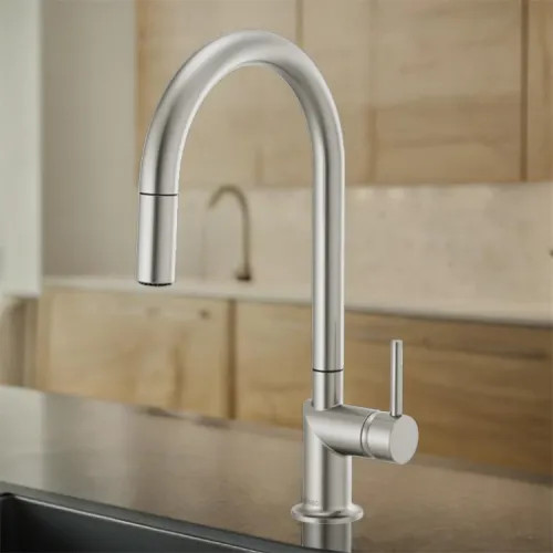 Brizo Odin Single Handle Pull-Down Kitchen Faucet with Swivel