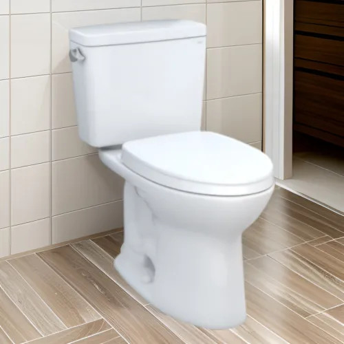 TOTO Drake Two-Piece Toilet with SoftClose Seat, 1.6 GPF