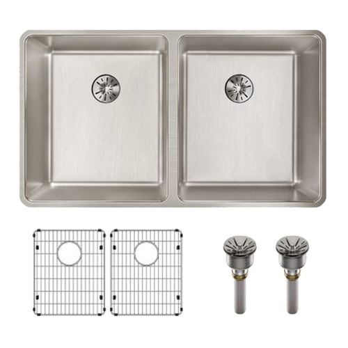 Elkay EBG1315 Stainless Steel Bottom Grid – 15.25" X 12.75", Custom Fit For Select Sinks, Protects Basin