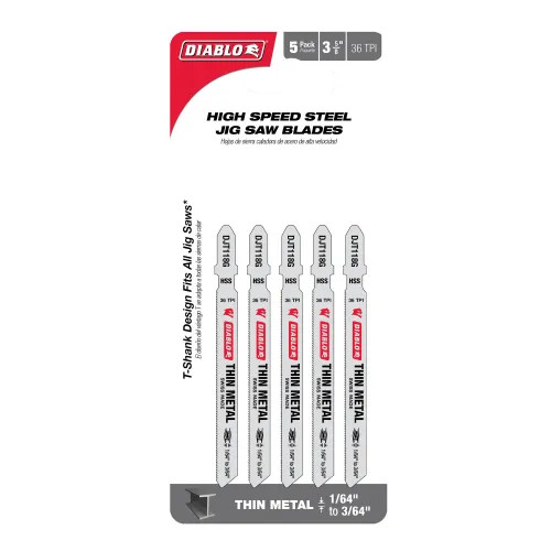 Makita Tools 792472-0 MAK792472-0 Jig Saw Blade, T Shank, HSS, 3-7/8" X