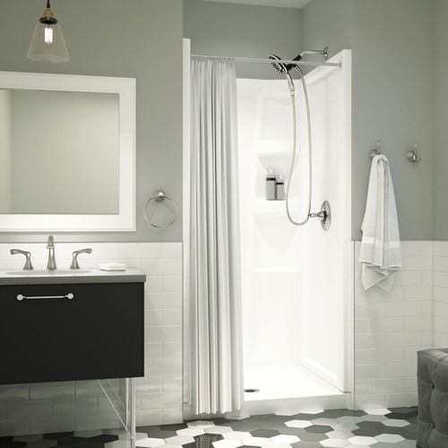 View 4 of Delta 35939LF-SS Delta Carlisle High-Arc Deck-Mount Stainless Lavatory Faucet for 6