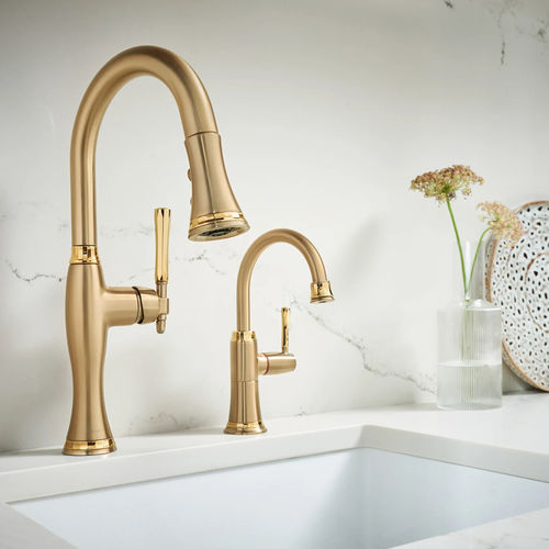 View 4 of Brizo 61358LF-H-GLPG Brizo Tulham One-Handle Instant Hot Water Faucet, Luxe Gold/Polished Gold - 61358LF-H-GLPG