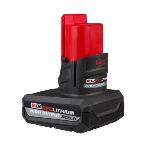 View 5 of Milwaukee 48-11-2450 Milwaukee M12 12V/5.0Ah REDLITHIUM XC5.0 High Output Battery Pack - 48-11-2450
