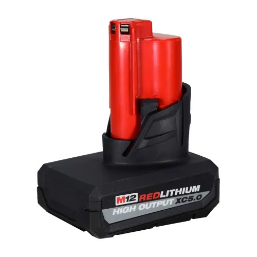 View 4 of Milwaukee 48-11-2450 Milwaukee M12 12V/5.0Ah REDLITHIUM XC5.0 High Output Battery Pack - 48-11-2450