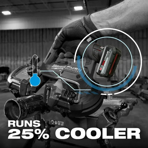 View 8 of Milwaukee 48-11-2450 Milwaukee M12 12V/5.0Ah REDLITHIUM XC5.0 High Output Battery Pack - 48-11-2450