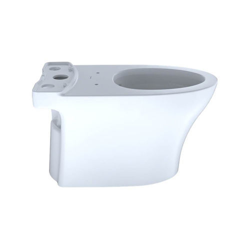 View 5 of Toto CT446CEGN#01 TOTO Aquia IV Elongated Toilet Bowl Only, Cotton White - CT446CEGN#01