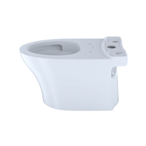 View 6 of Toto CT446CEGN#01 TOTO Aquia IV Elongated Toilet Bowl Only, Cotton White - CT446CEGN#01