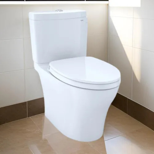 TOTO Aquia IV Two-Piece Toilet, Dual Flush, 1.28 and 0.9 GPF  