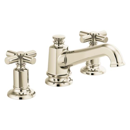 Brizo Invari Widespread Bathroom Faucet With Angled Spout, Less